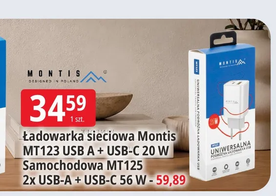 Ładowarka samochodowa Montis MT125 promocja w Leclerc