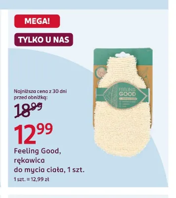 Rękawica do mycia ciała Feeling Good promocja w Rossmann