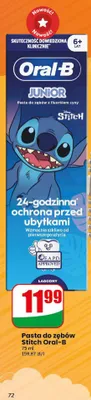 Pasta do zębów Stitch Oral-B Junior promocja w Dino