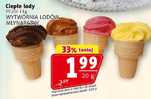 Ciepłe lody promocja w Prim Market