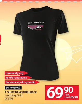 T-shirt damski Brubeck promocja w Selgros