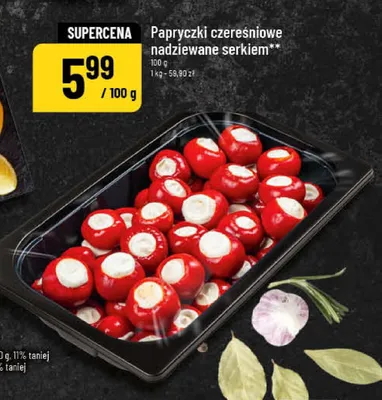 Papryczki czereśniowe nadziewane serkiem promocja w POLOmarket