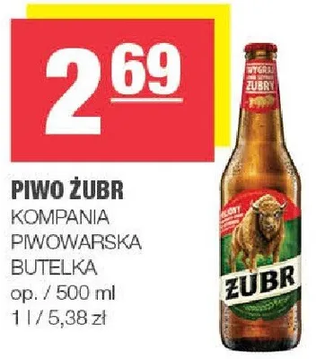 Piwo Żubr promocja w SPAR