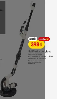 Szlifierka do gipsu promocja w Castorama
