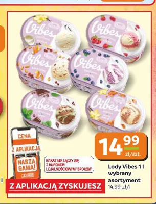 Lody Vibes Koral promocja w Społem Częstochowa