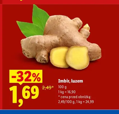 Imbir promocja w Lidl