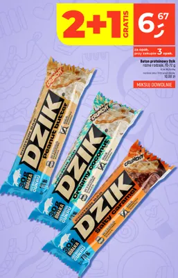 Baton proteinowy Dzik Creamy coconut promocja w Dealz