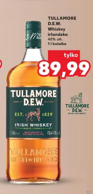 Whiskey irlandzka Tullamore D.E.W. promocja w Kaufland
