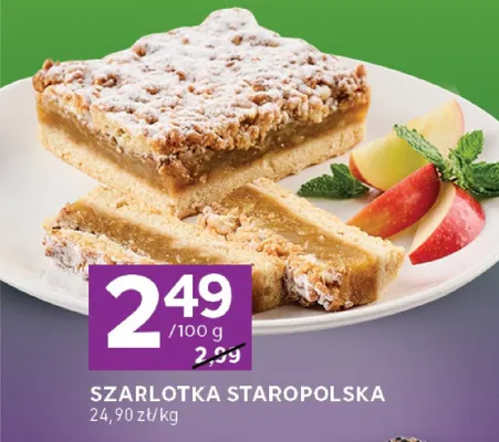 Szarlotka staropolska promocja w Stokrotka