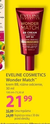 Krem BB różne odcienie Wonder Match promocja w Hebe