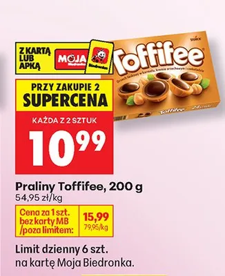 Praliny Toffifee promocja w Biedronka