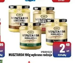 Musztarda Społem Kielce promocja w Tomi Markt
