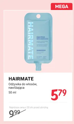 Odżywka do włosów nawilżająca Hairmate Hydrate promocja w Rossmann