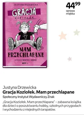 Książka Gracja Koziołek. Mam przechlapane Justyna Drzewicka oprawa miękka promocja w Empik