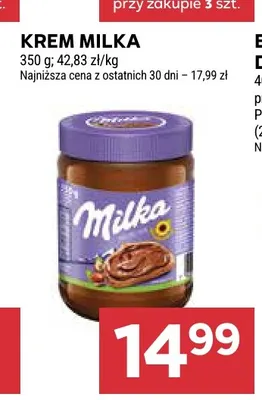 Krem Milka promocja w Stokrotka