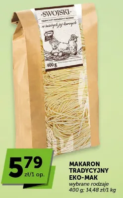 Makaron tradycyjny wybrane rodzaje promocja w Groszek