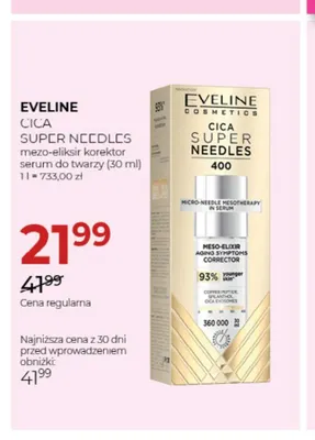 Eveline Cica Super Needles mezo-eliksir korektor serum do twarzy promocja w Drogerie Jawa