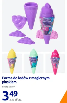 Forma do lodów z magicznym piaskiem Magic Sand promocja w Action