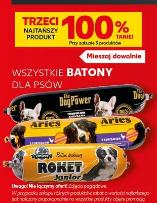 Baton dla psów Roket Junior drobiowy promocja w Kaufland