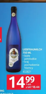 Wino białe Liebfraumilch promocja w Selgros