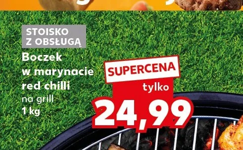 Boczek w marynacie red chilli na grill promocja w Kaufland