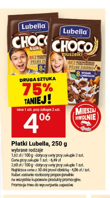 Płatki Lubella Choco muszelki promocja w Twój Market