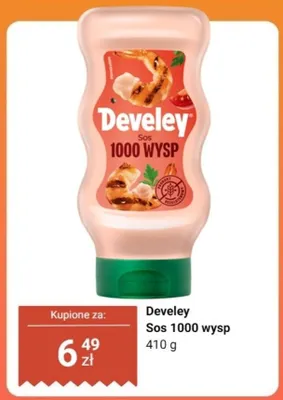 Sos 1000 wysp Develey promocja w Dino