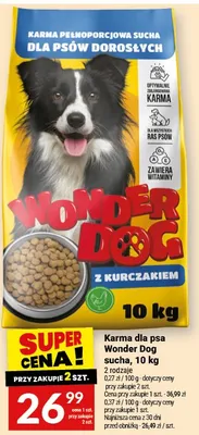 Karma dla psa Wonder Dog sucha, 10 kg promocja w Twój Market