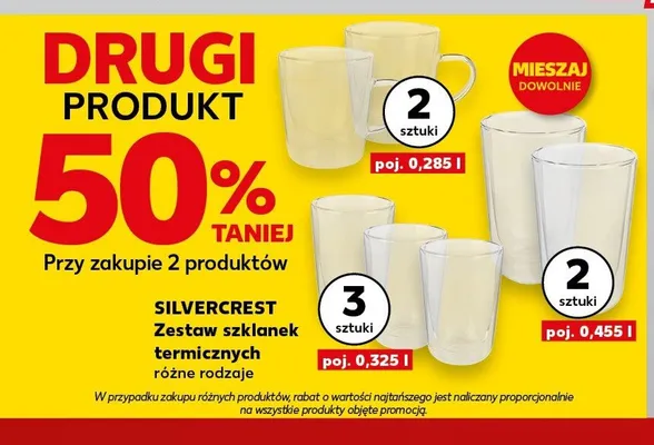Zestaw szklanek termicznych Silvercrest poj. 0,285 l promocja w Kaufland