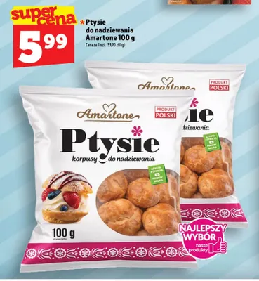 Ptysie do nadziewania Amartone promocja w TOPAZ