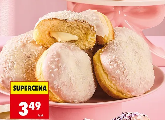 Pączek z nadzieniem migdałowo-kokosowym promocja w Biedronka