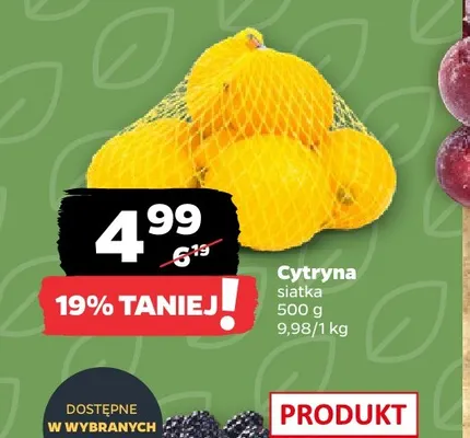 Cytryny promocja w Netto