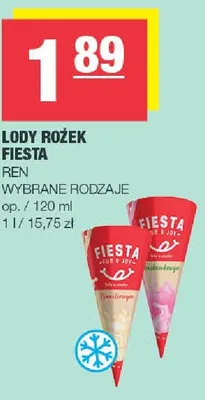 Lody rożek fiesta promocja w SPAR
