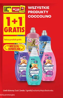 Płyn do płukania tkanin Coccolino Passion promocja w Biedronka