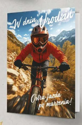 Karnet okolicznościowy Pan Dragon W Dniu Urodzin Ostra Jazda po Marzenia promocja w Empik