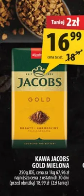 Kawa Jacobs Gold mielona promocja w Arhelan