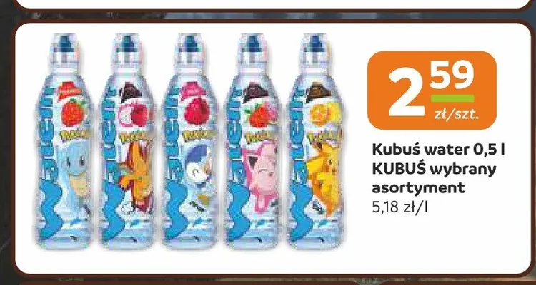 Napój Kubuś Waterrr promocja w Społem Częstochowa