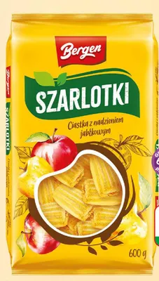 Ciastka Szarlotki z nadzieniem jabłkowym Bergen promocja w Dino