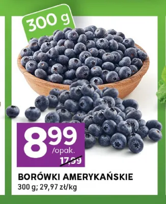 Borówki amerykańskie promocja w Stokrotka