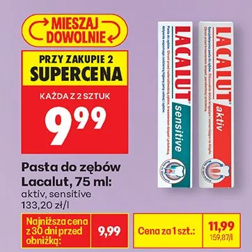 Pasta do zębów aktiv promocja w Biedronka