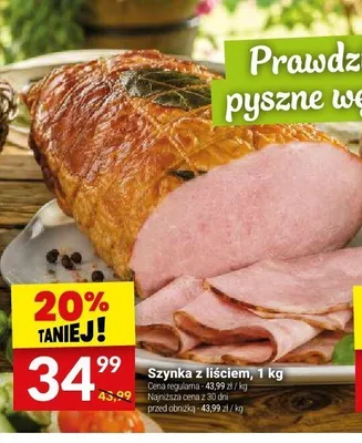 Szynka z liściem Białecki promocja w Twój Market