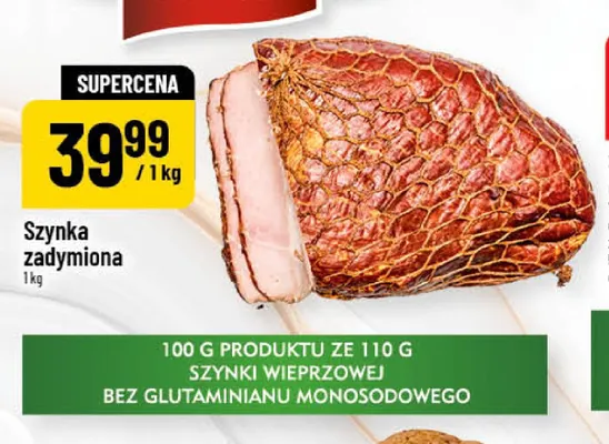 Szynka zadymiona Pekpol promocja w POLOmarket
