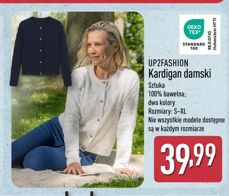 Kardigan damski UP2FASHION promocja w Aldi