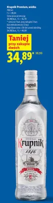 Wódka promocja w Lidl