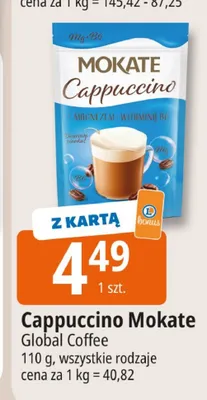 Cappuccino Mokate z magnezem i witaminą B6 promocja w Leclerc
