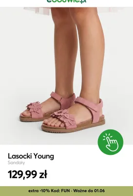 Sandały Lasocki Young promocja w eobuwie.pl
