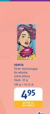 Toner koloryzujący do włosów VENITA promocja w Drogerie DM
