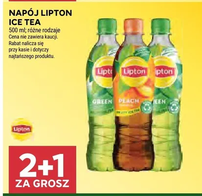 Napój Lipton Ice Tea promocja w Stokrotka