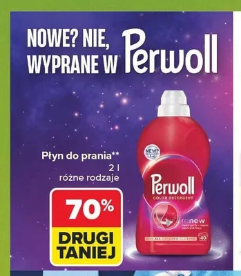 Płyn do prania Perwoll promocja w Carrefour
