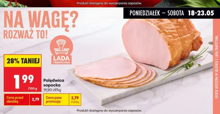 Polędwica sopocka promocja w Biedronka